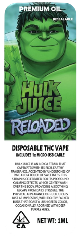 Hulk Juice front