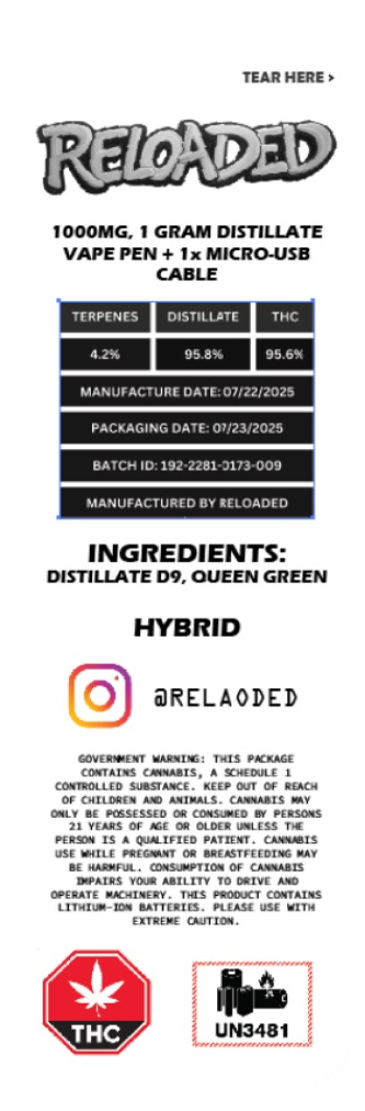 Queen Green back