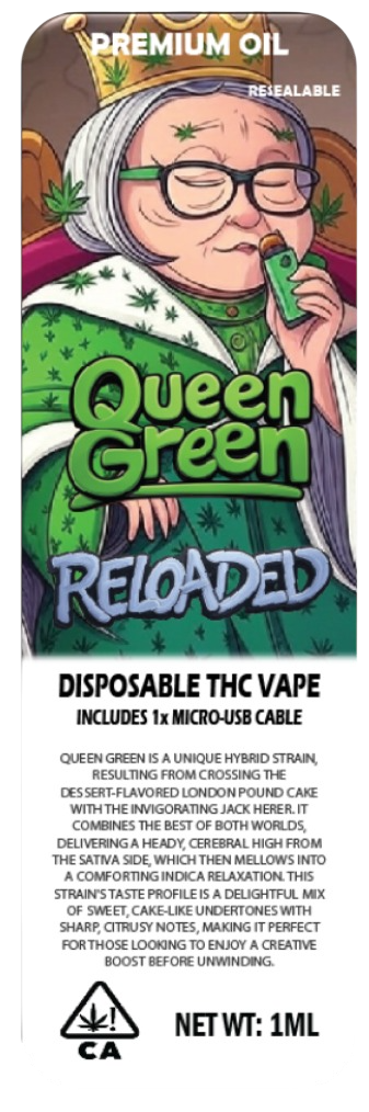 Queen Green front