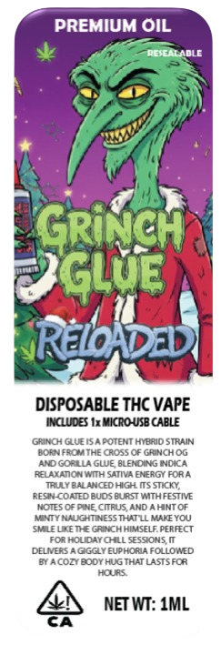 Grinch Glue front