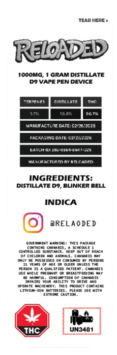 Blinker Bell back