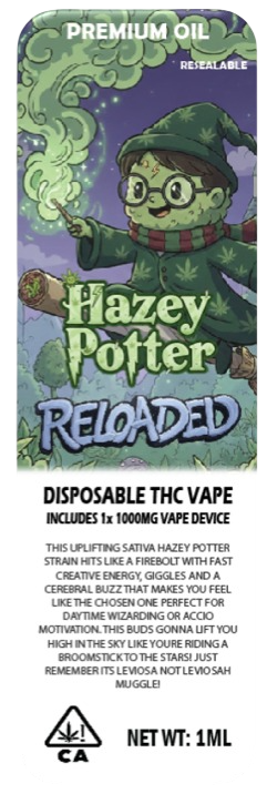 Hazey Potter front