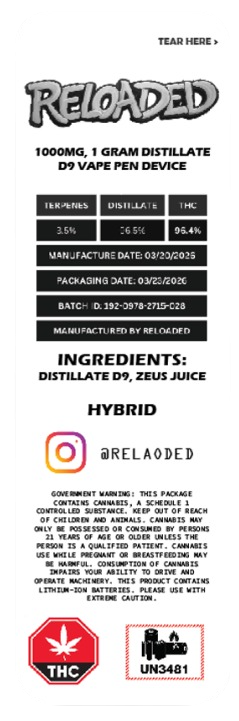 Zeus Juice back
