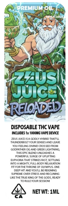 Zeus Juice front